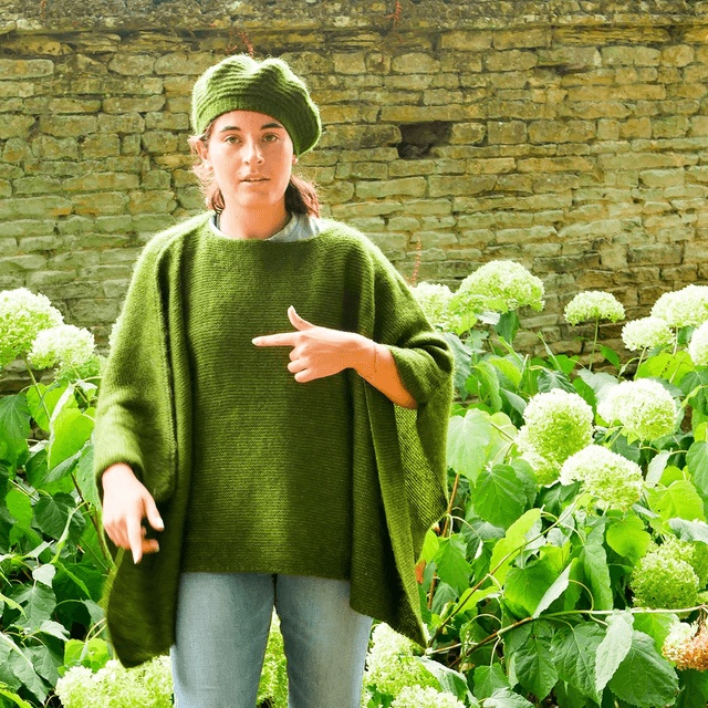 Poncho grande taille